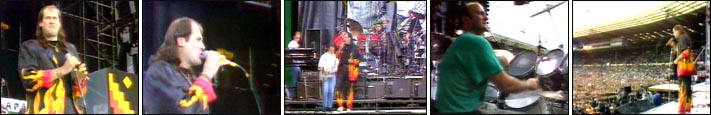 Fish and Mark with Midge Ure's Allstars - Wembley Stadium, London - 11.06.1988 (Nelson Mandela 70th Birthday Tribute Concert)